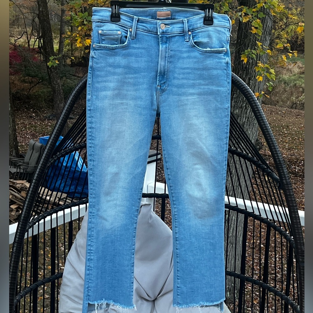 MOTHER THE INSIDER CROP STEP FRAY IN LIMITED EDITION SIZE 32 - Picture 3 of 12